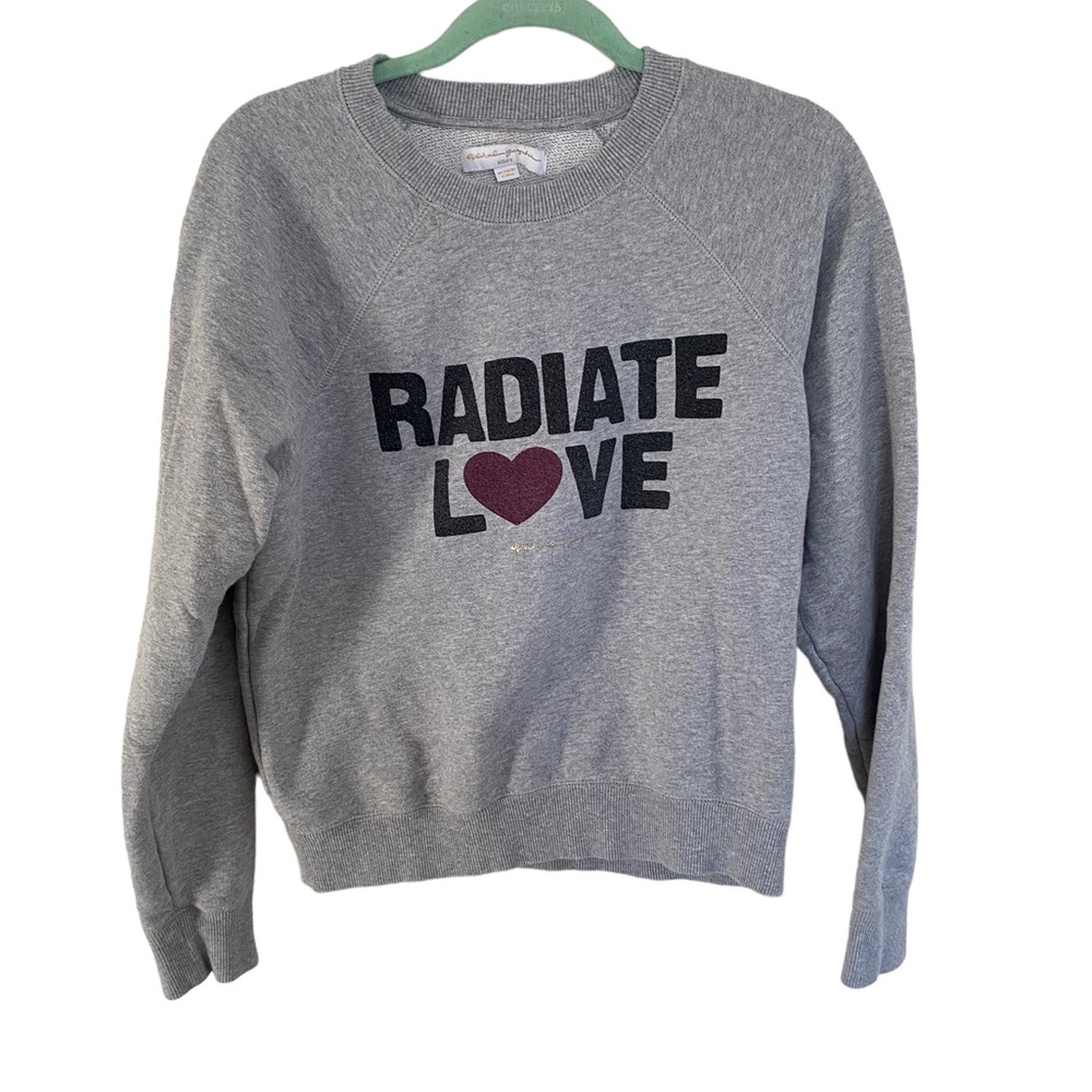 Spiritual Gangster Gray Radiate Love Sweatshirt Size Medium EUC